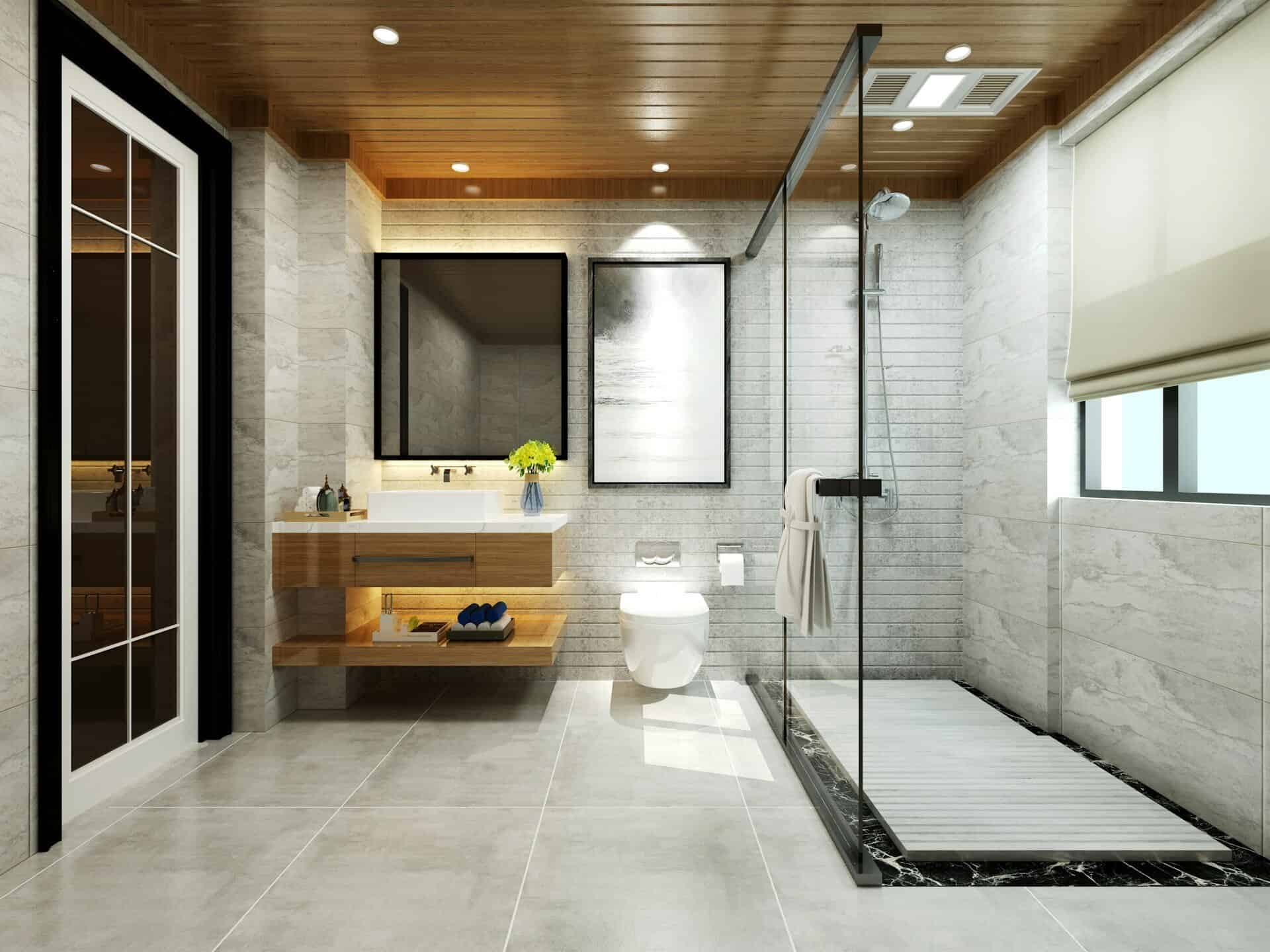 bathroom tile shower